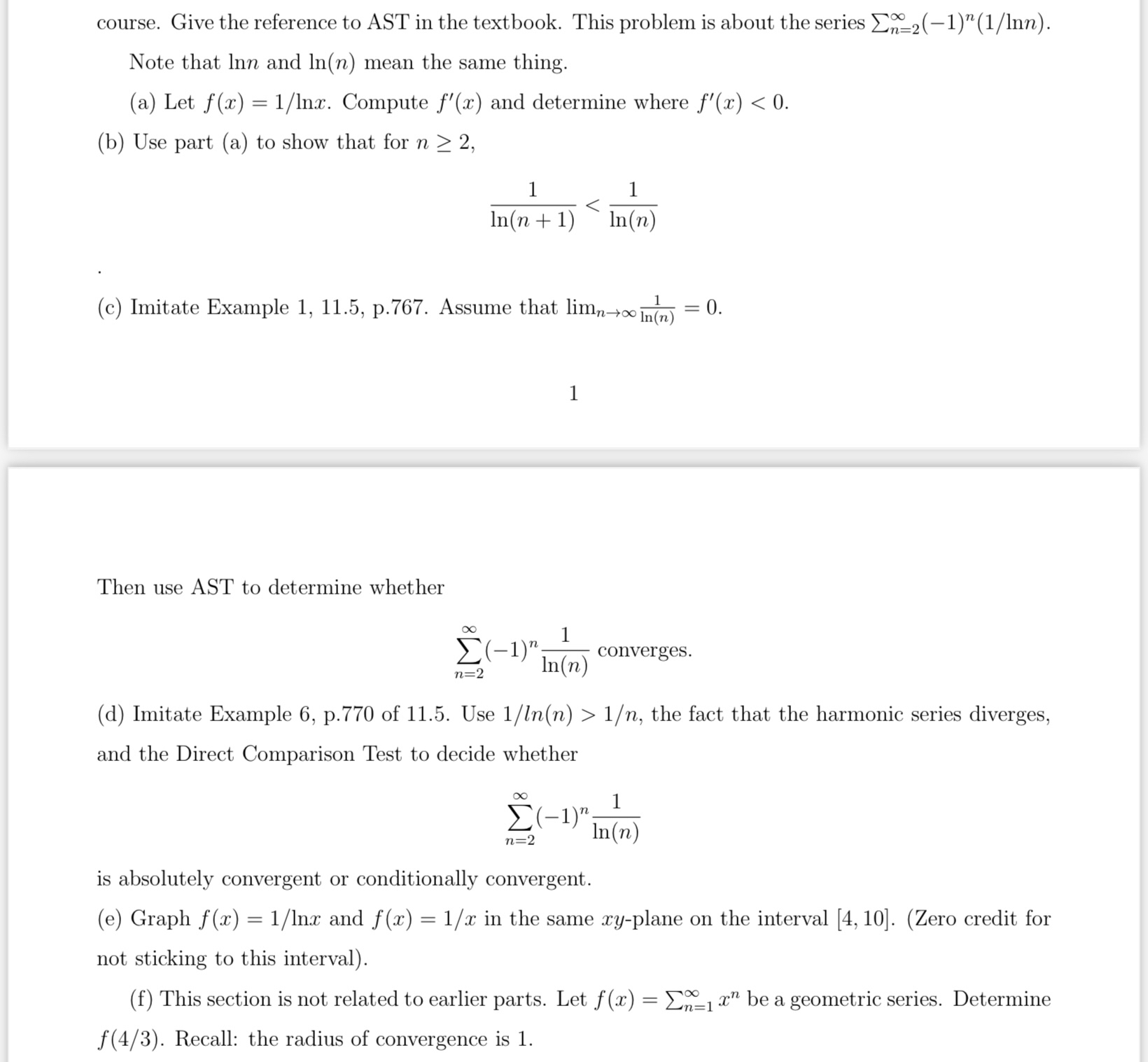 Solved course. Give the reference to AST in the textbook. | Chegg.com