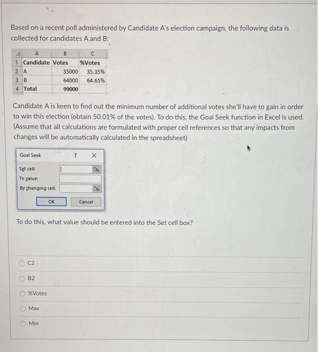 Solved Based On A Recent Poll Administered By Candidate A's | Chegg.com