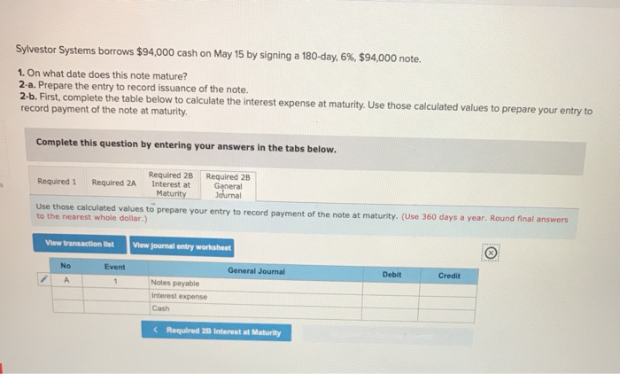 solved-sylvestor-systems-borrows-94-000-cash-on-may-15-by-chegg