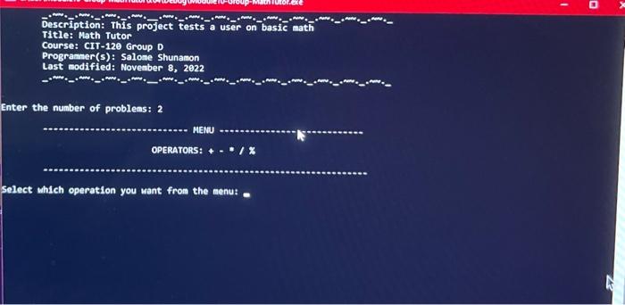 Solved Program in C++ only Display User Info Using | Chegg.com