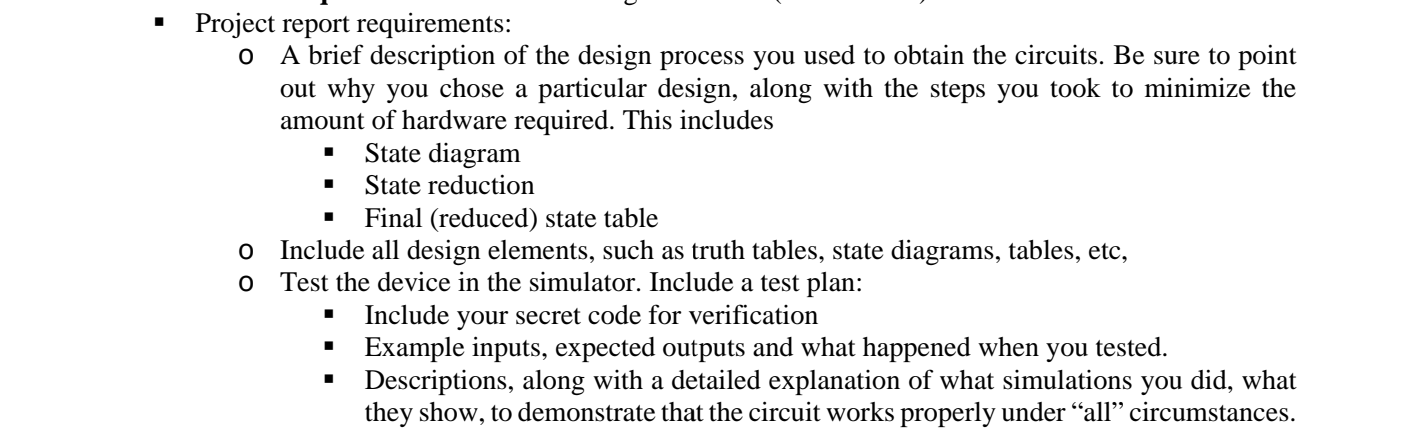 Solved Project Description There are many security and | Chegg.com