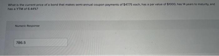 Solved A semi-annual coupon bond has a 10% annual coupon