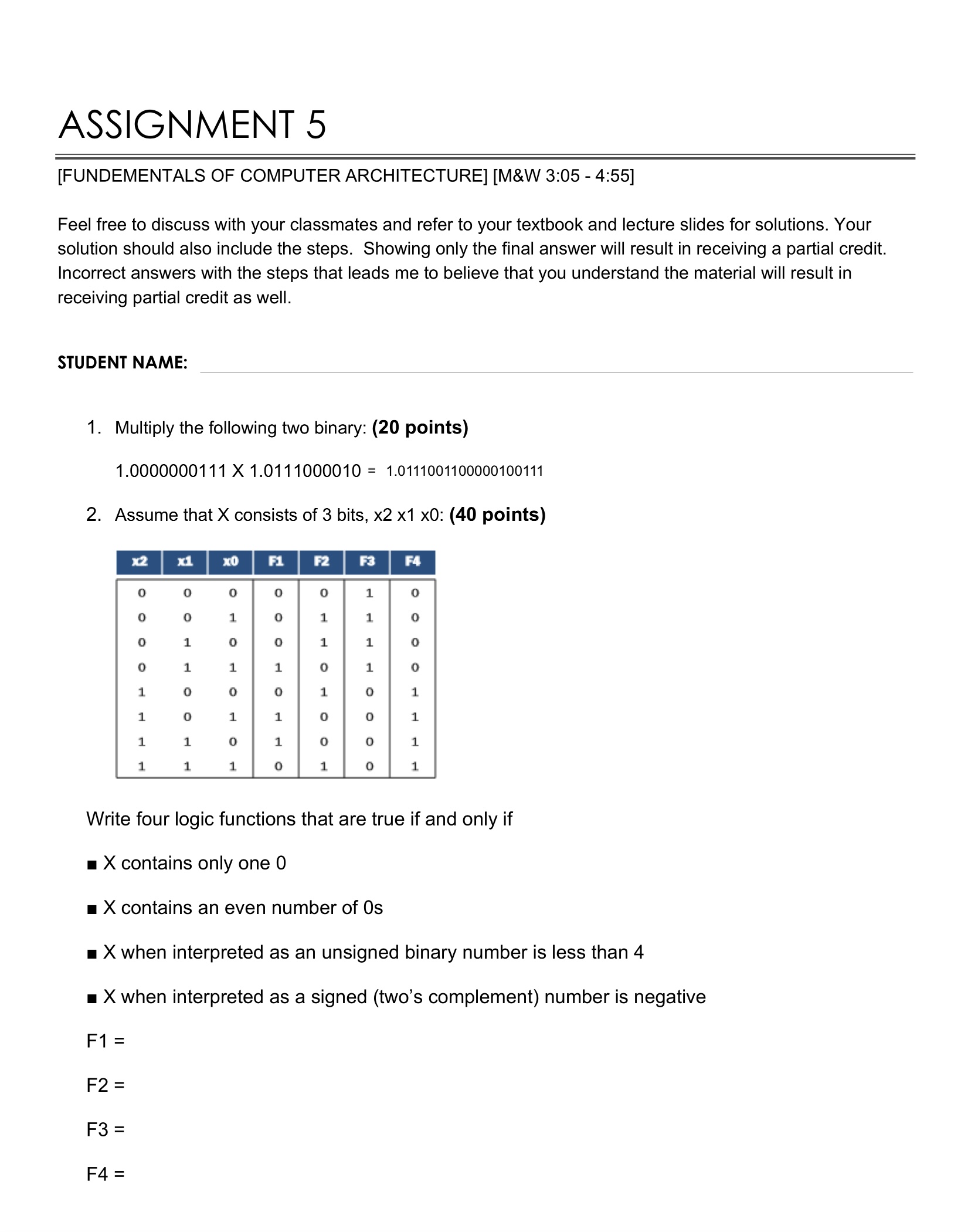 Solved ASSIGNMENT 5[FUNDEMENTALS OF COMPUTER | Chegg.com