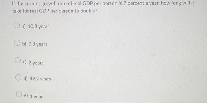 how to find growth rate of real gdp per person