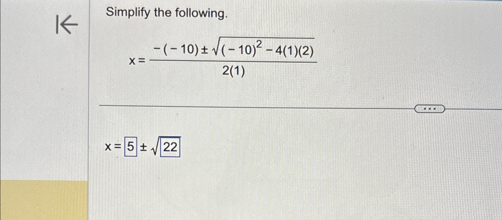 simplify 8z 10 (- 2 5 z 1 z 1 zz 2