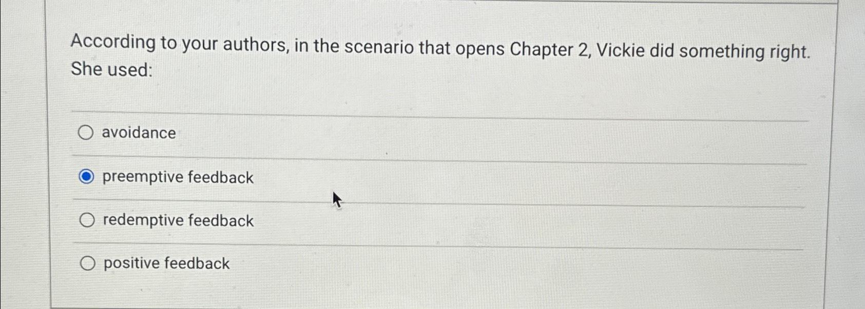 Solved According to your authors, in the scenario that opens | Chegg.com