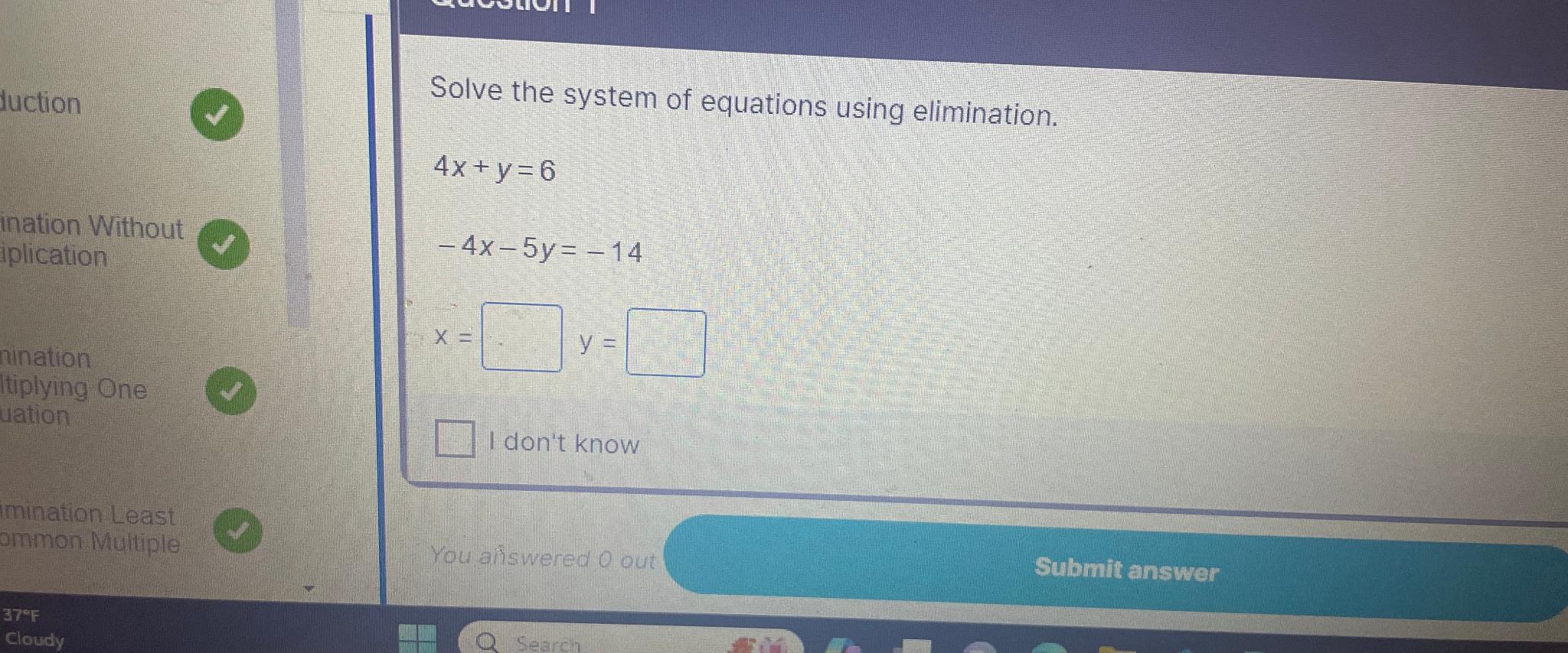 Solved Solve The System Of Equations Using | Chegg.com