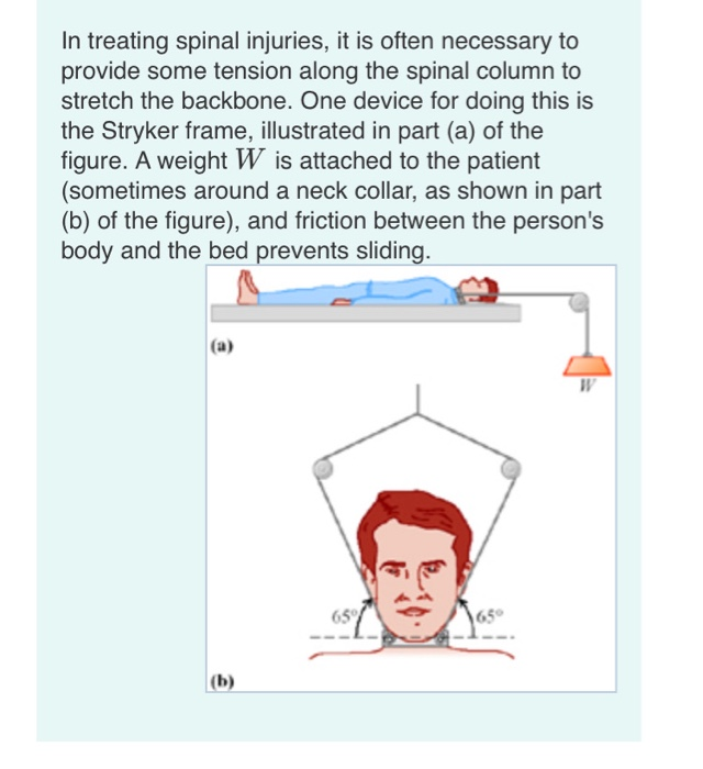 Solved In Treating Spinal Injuries, It Is Often Necessary To | Chegg.com