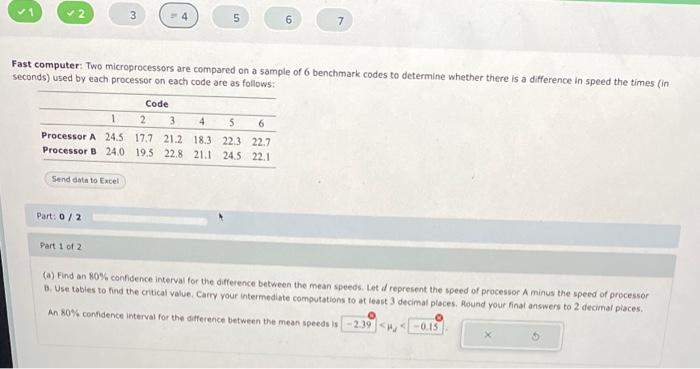 Solved Fast computer: Two microprocessors are compared on a | Chegg.com