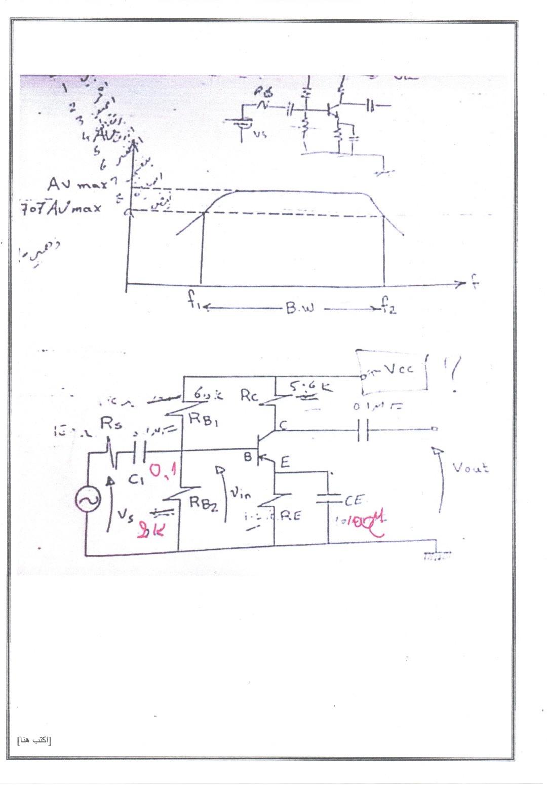 experiment on common emitter amplifier