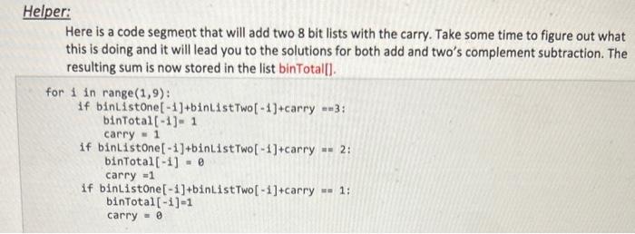 Solved Objective: Use basic Python statements to create a | Chegg.com