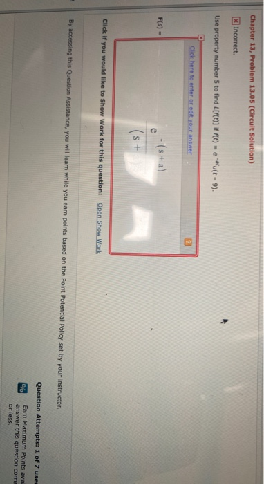 Solved Chapter 13, Problem 13.05 (Circuit Solution) % | Chegg.com