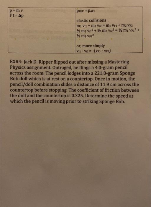 Solved EX\#4: Jack D. Ripper flipped out after missing a | Chegg.com