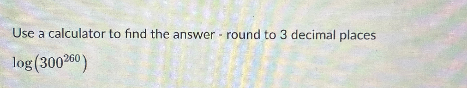 Solved Use a calculator to find the answer - ﻿round to 3 | Chegg.com