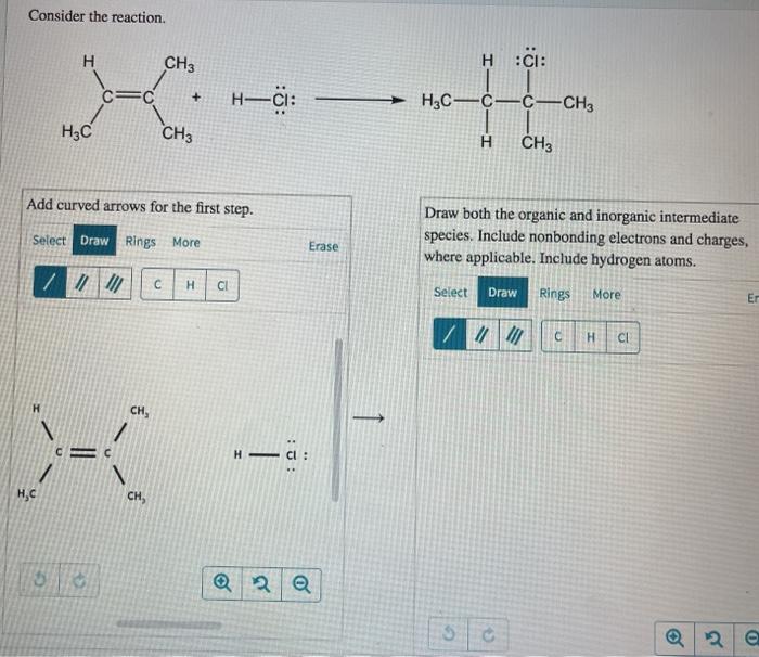 Solved Consider The Reaction. H CH3 Hci: CEC + H-C: → | Chegg.com