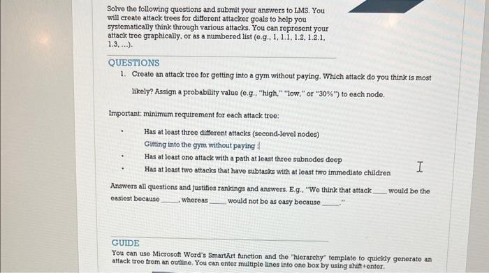 Solved Solve the following questions and submit your answers | Chegg.com