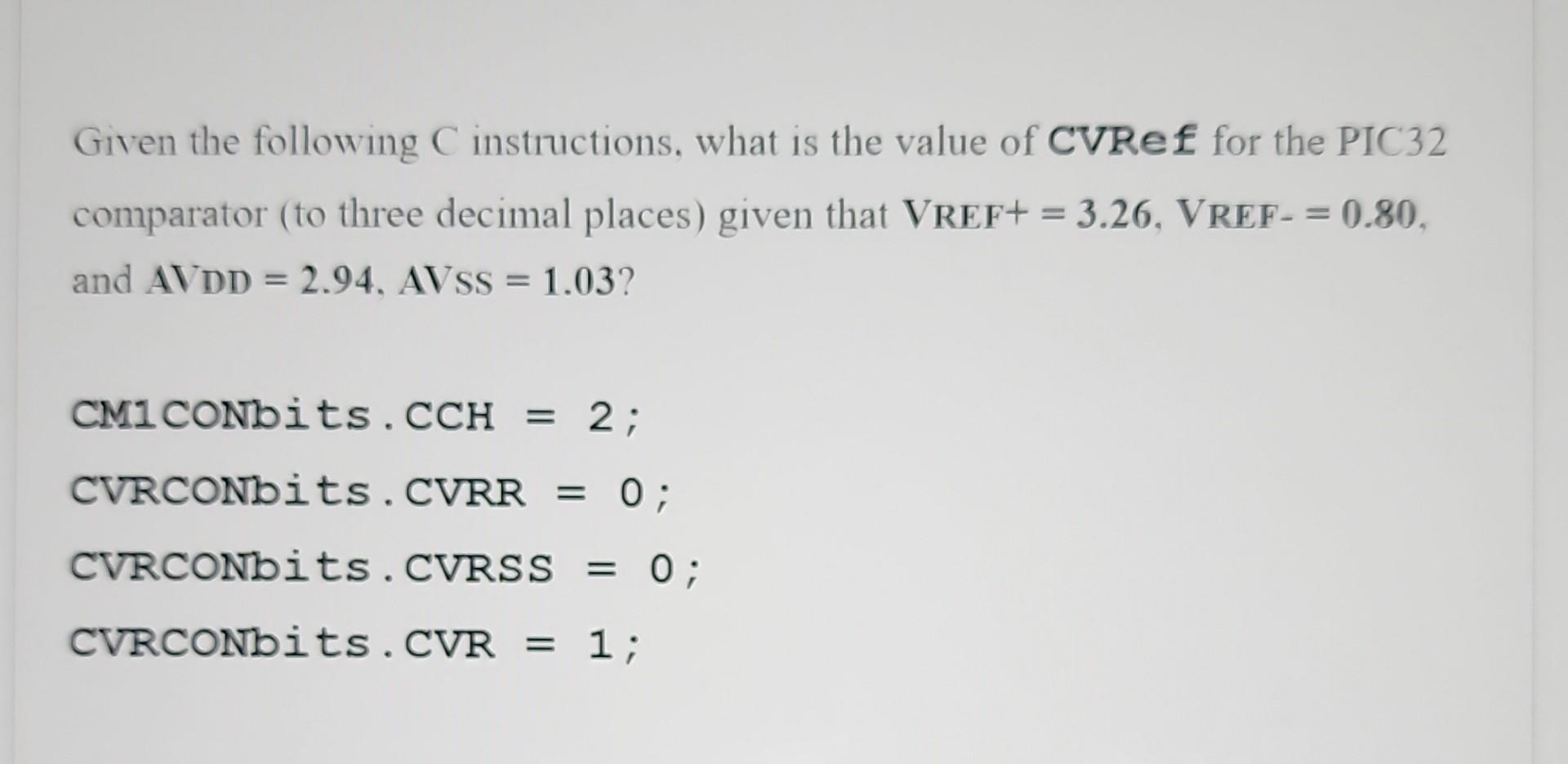Solved Given the following C instructions, what is the value | Chegg.com