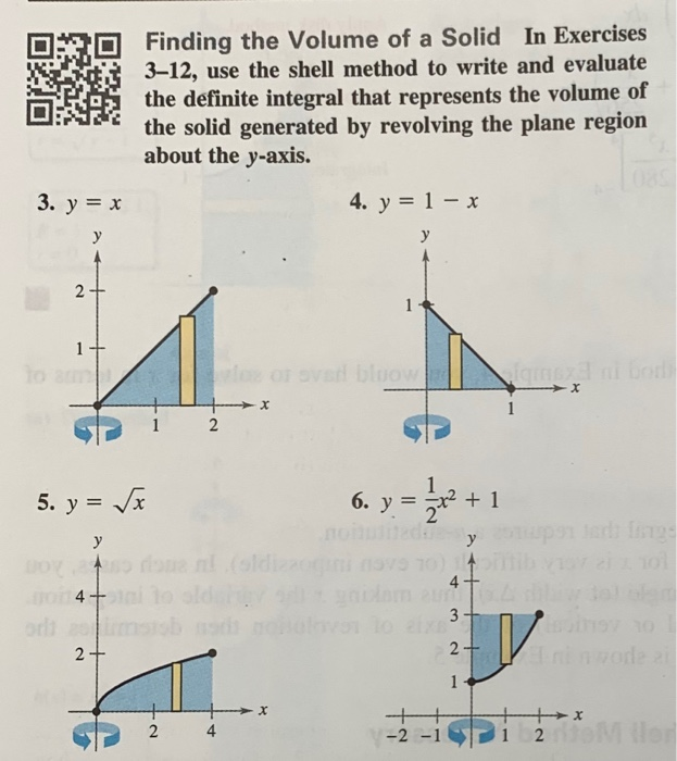 Solved Finding The Volume Of A Solid In Exercises 3–12, Use | Chegg.com