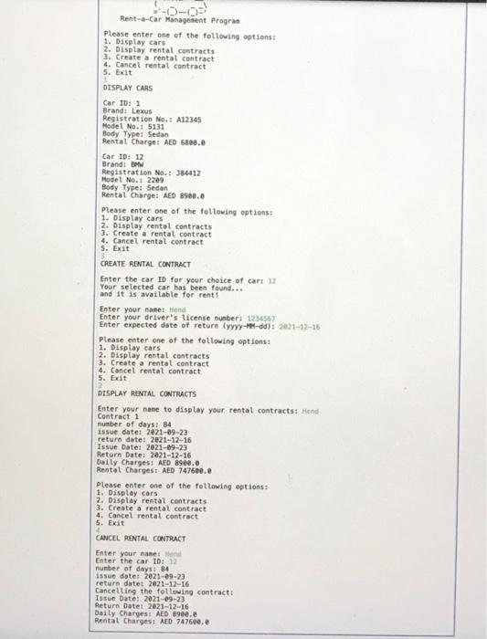 Solved Solution document with code and screenshots of output | Chegg.com