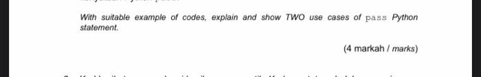 Solved With suitable example of codes, explain and show Two | Chegg.com