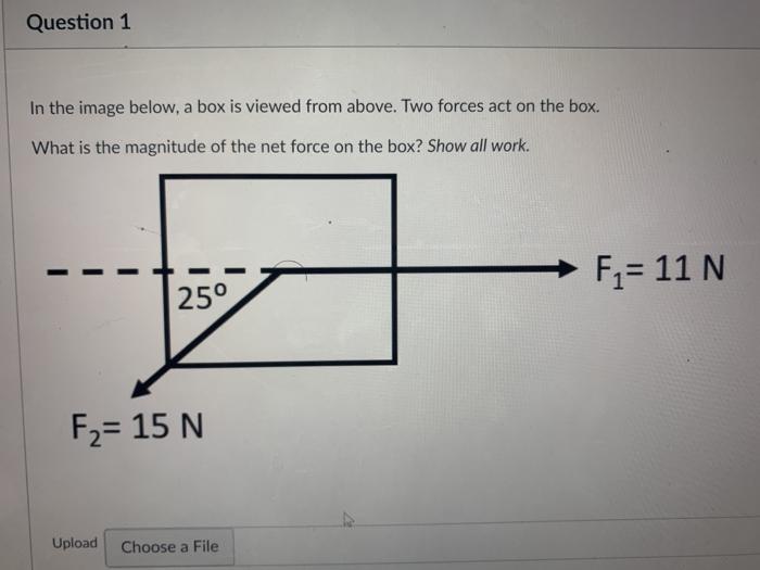 Solved Question 1 In the image below, a box is viewed from | Chegg.com
