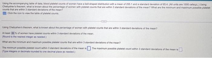 Solved its statistics questioni already solved the first | Chegg.com