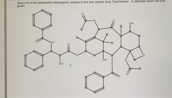 Solved Select all of the tetrahedral stereogenic centers in | Chegg.com