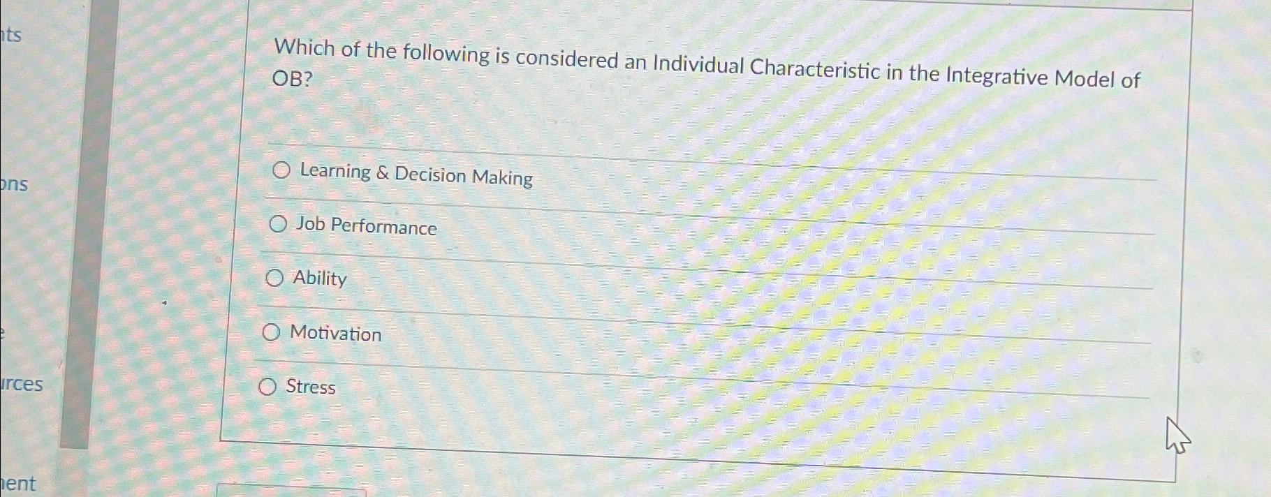Solved Which of the following is considered an Individual | Chegg.com