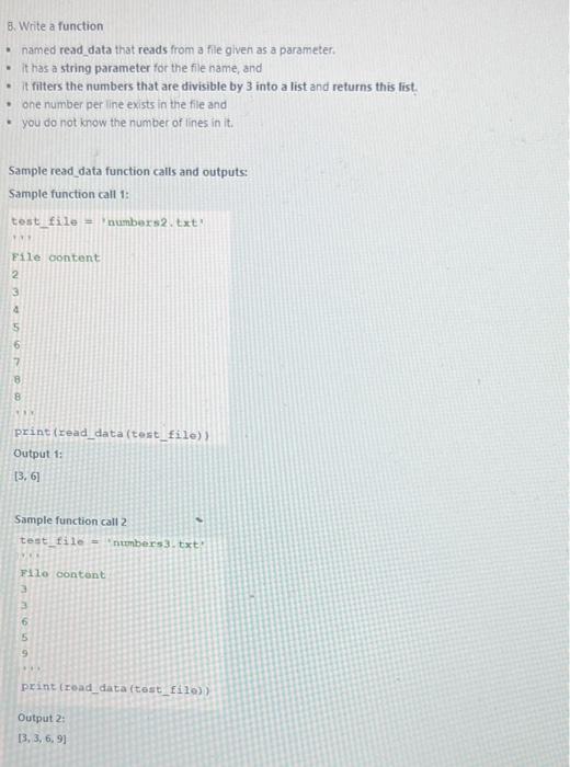 Solved A. Write a function named count target that has two | Chegg.com