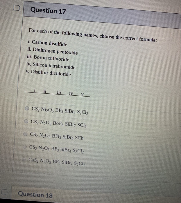 Solved 2S Question 16 Which of the following molecules | Chegg.com
