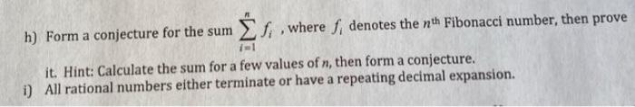 Solved ËS, , where f, denotes the nth Fibonacci number, then | Chegg.com