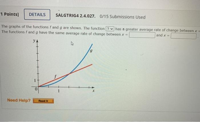 Solved 1 Points) DETAILS SALGTRIG4 2.4.027. 0/15 Submissions | Chegg.com