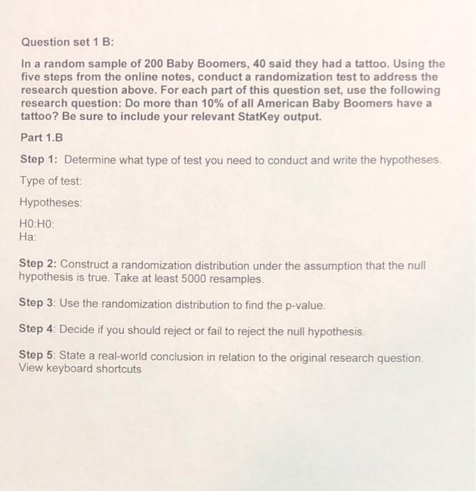 Solved Question Set 1 B: In A Random Sample Of 200 Baby | Chegg.com