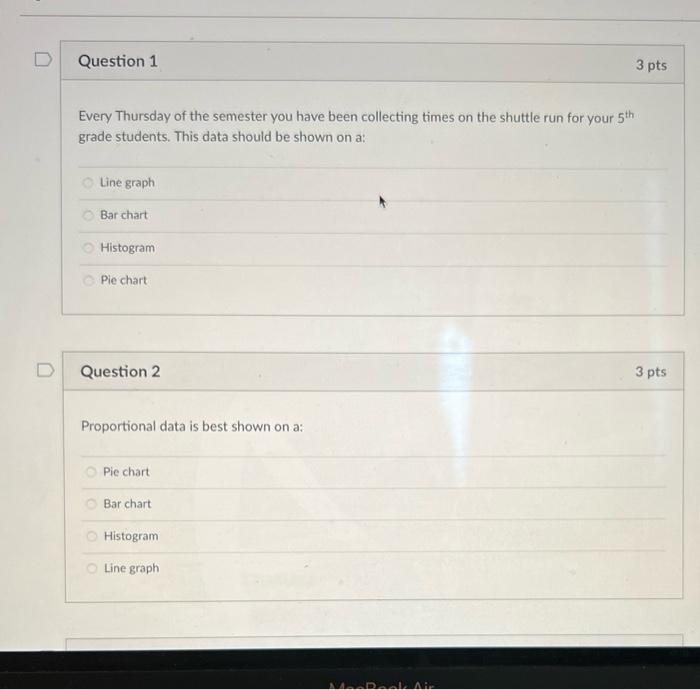 Solved Question 1 3 pts Every Thursday of the semester you | Chegg.com
