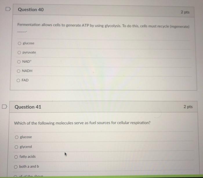 Solved Question 7 2 pts Which of the following would be most | Chegg.com