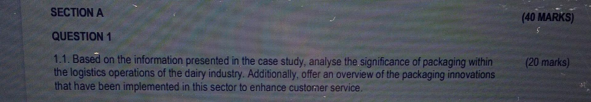 Solved Read the case study below and answer the following | Chegg.com