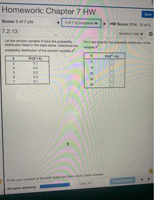 Solved Homework: Chapter 7 HW Save Score: 0 Of 7 Pts 3 Of 7 | Chegg.com