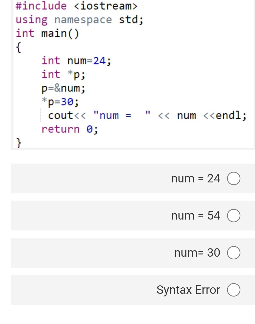 Solved #include using namespace std; int main() { int | Chegg.com