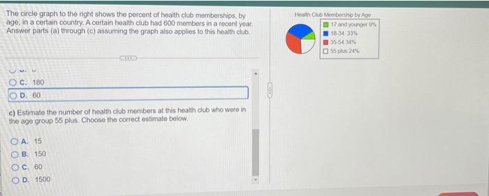 Solved The circle graph to the right shows the percent of | Chegg.com