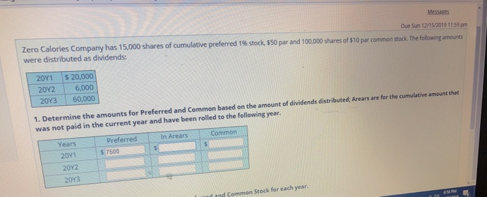 cumulative preferred stock quizlet