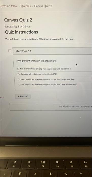 A 0.5 percent change in the growth rate tos a smali | Chegg.com