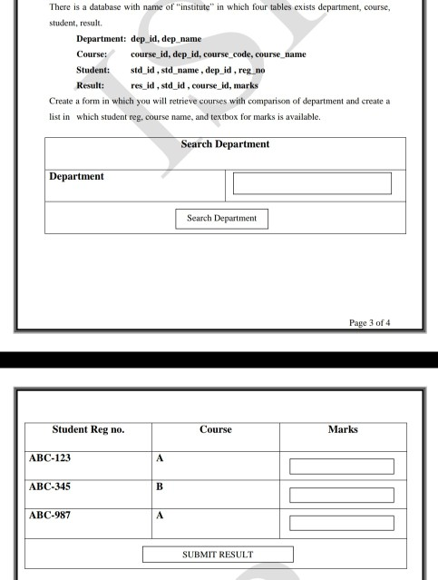 Solved There is a database with name of