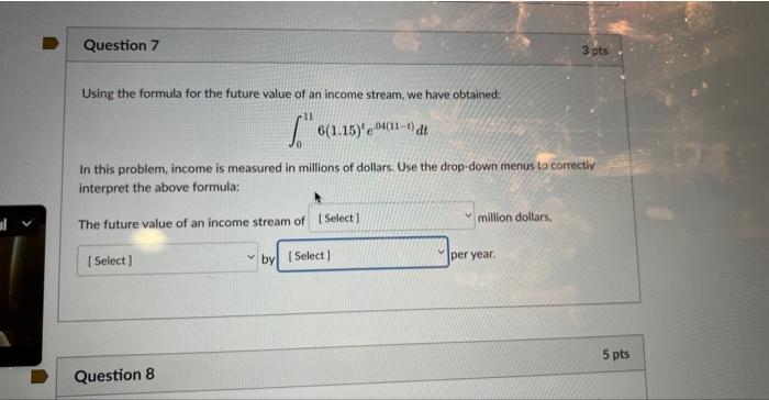 Solved Using the formula for the future value of an income | Chegg.com
