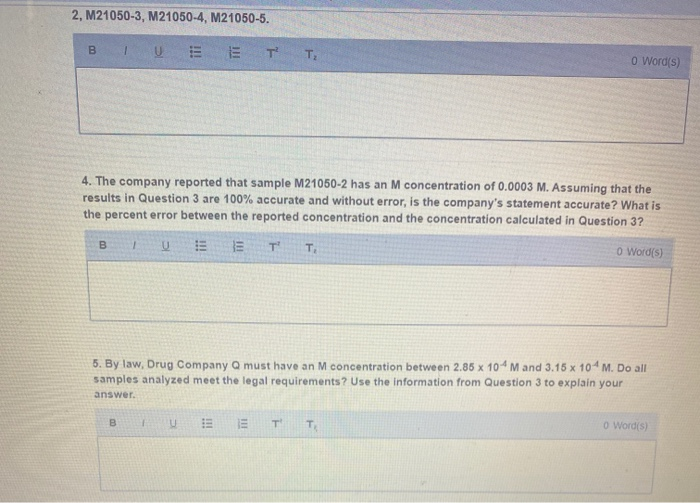 1. Describe possible sources of error in this