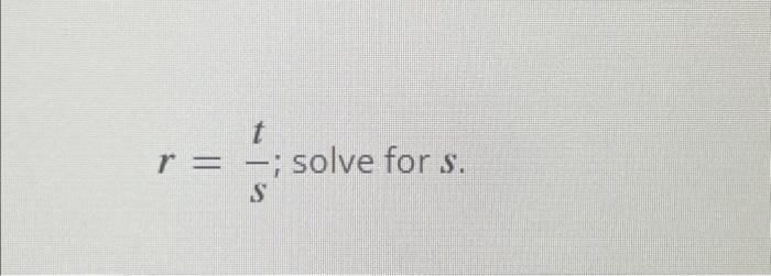 Solved r=st | Chegg.com