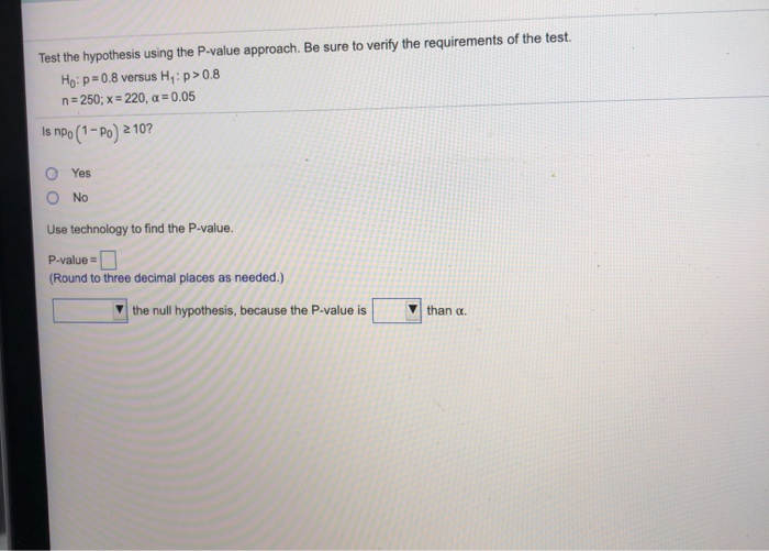 Test statistic to p value calculator picture