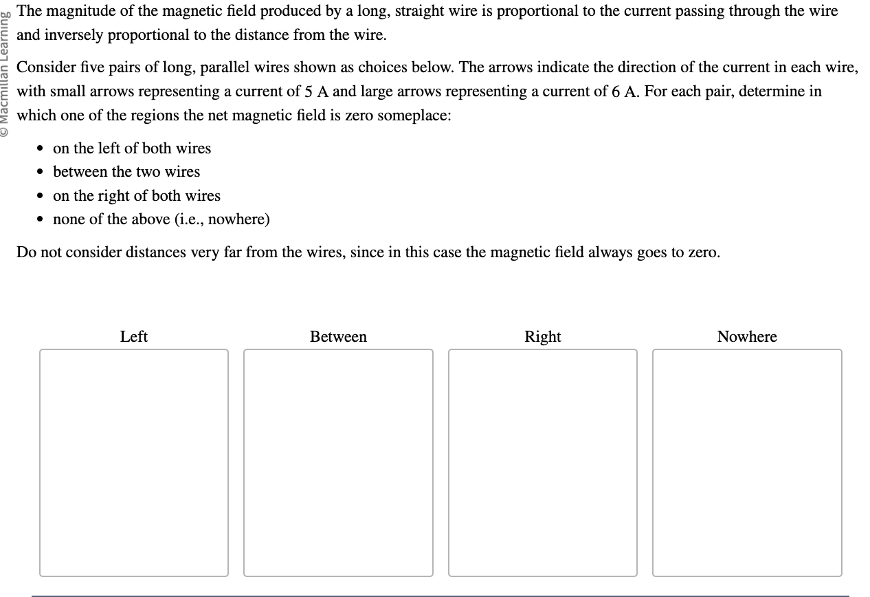 Solved The magnitude of the magnetic field produced by a | Chegg.com