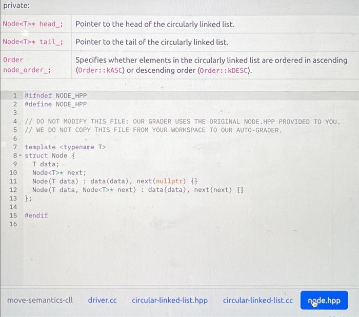 Solved In this programming problem, you will implement move | Chegg.com