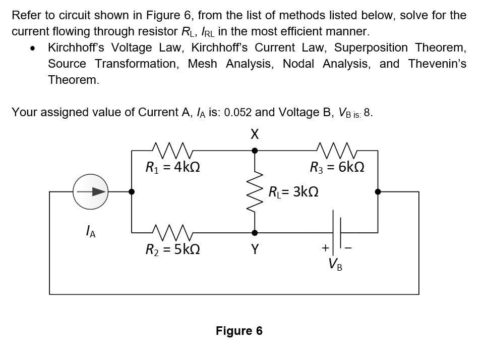 Solved Refer to circuit shown in Figure 6 , from the list of | Chegg.com