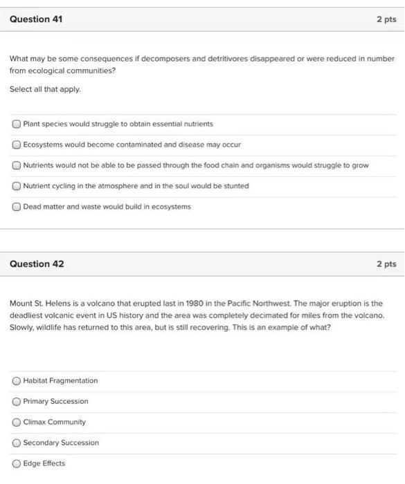 Solved What may be some consequences if decomposers and | Chegg.com